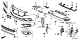 Diagram for 2019 Honda Civic Bumper - 04711-TBA-A50ZZ