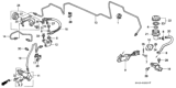 Diagram for 1997 Honda Accord Hydraulic Hose - 46971-SV4-A00