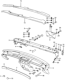 Diagram for 1975 Honda Civic Instrument Panel - 66880-634-670B