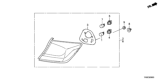 Diagram for Honda Civic Brake Light - 33500-TR0-A51