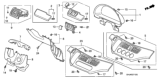 Diagram for Honda Odyssey Steering Column Cover - 77360-SHJ-A03ZB