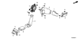 Diagram for Honda Accord Hybrid Battery Cooling Fan - 1J830-5K1-N01