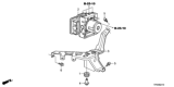 Diagram for 2010 Honda Crosstour ABS Control Module - 57111-TP7-A01