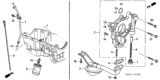 Diagram for Honda Civic Dipstick - 15650-RMX-014