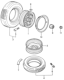 Diagram for Honda Prelude Tire - 42750-692-642
