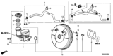 Diagram for 2020 Honda Passport Brake Booster - 01469-TGS-A00