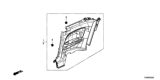 Diagram for 2014 Honda Civic Door Trim Panel - 83780-TS8-A13ZA