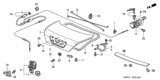 Diagram for 2006 Honda Accord Fuel Door Release Cable - 74880-SDN-306