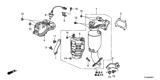 Diagram for 2017 Honda CR-V Oxygen Sensor - 36531-5A2-A01