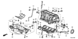 Diagram for Honda Accord Dipstick Tube - 15200-5A2-A10