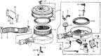 Diagram for 1976 Honda Accord Air Duct - 17242-671-000