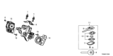 Diagram for Honda Ignition Switch - 35130-TR0-A01