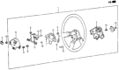 Diagram for 1987 Honda Civic Emblem - 53122-SB2-004ZA