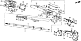 Diagram for Honda Accord Steering Shaft - 53310-SE0-A30