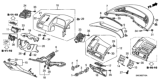 Diagram for 2007 Honda Civic Instrument Panel - 77103-SNA-A01ZD