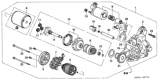 Diagram for Honda Accord Hybrid Starter Drive - 31214-RCJ-A01