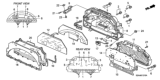 Diagram for Honda S2000 Instrument Cluster - 78130-S2A-A21