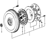 Diagram for 1977 Honda Accord Pressure Plate - 22300-671-000