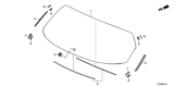 Diagram for 2020 Honda HR-V Windshield - 73211-T7W-A01