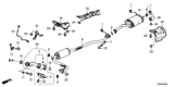 Diagram for Honda Fit Muffler - 18307-T5R-S51