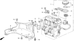 Diagram for 1995 Honda Del Sol ABS Control Module - 57110-SR2-803