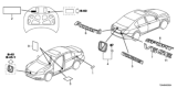 Diagram for 2017 Honda Accord Emblem - 75731-T2A-A01