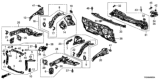 Diagram for 2015 Honda Civic Dash Panels - 61100-TT1-A00ZZ