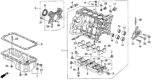 Diagram for Honda Odyssey Engine Block - 11000-P0A-000