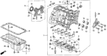 Diagram for 1995 Honda Odyssey Engine Block - 11000-P0A-000