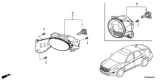 Diagram for 2010 Honda Crosstour Fog Light - 33901-TP6-305