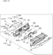 Diagram for 1995 Honda Passport Speedometer - 8-97096-936-3