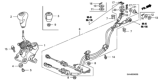 Diagram for 2006 Honda Civic Shift Cable - 54310-SNA-A04