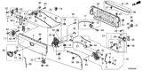 Diagram for 2017 Honda Ridgeline Tailgate Lock - 74851-T6Z-A02