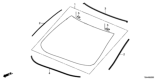 Diagram for 2016 Honda Civic Windshield - 73111-TBA-A01