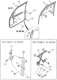 Diagram for 1994 Honda Passport Window Regulator - 8-97095-532-2