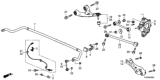 Diagram for 2019 Honda Passport Sway Bar Kit - 52300-TGT-A02