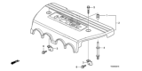 Diagram for 2008 Honda Accord Engine Cover - 17121-R41-L50