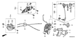 Diagram for 2013 Honda Fit Door Handle - 72140-TK6-A51ZM