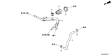 Diagram for 2021 Honda CR-V Hybrid PCV Hose - 17137-5TZ-J00