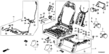 Diagram for Honda Accord Seat Switch - 81652-TLA-A01ZA