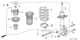 Diagram for 2008 Honda Civic Coil Spring Insulator - 51402-SNA-903