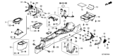 Diagram for Honda CR-Z Consoles - 83450-SZT-G01ZA