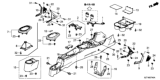 Diagram for 2012 Honda CR-Z Consoles - 83405-SZT-G01ZA