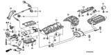 Diagram for 2006 Honda Accord Muffler - 18030-SDN-A10