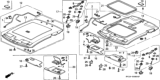 Diagram for 1994 Honda Accord Sun Visor - 83280-SV1-A02ZC