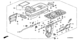 Diagram for Honda Odyssey Center Console Base - 81190-SHJ-A03ZH
