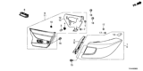 Diagram for Honda Brake Light - 33550-TVA-A01