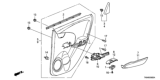Diagram for Honda Fit Weather Strip - 72835-TF0-003