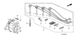 Diagram for 1988 Honda CRX Spark Plug Wire - 32722-PM5-A00