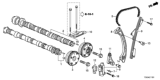 Diagram for Honda Civic Cam Gear - 14320-RPY-G01